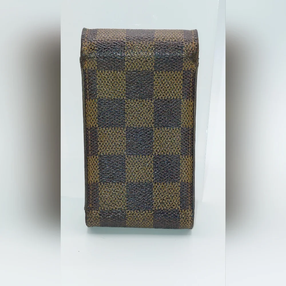 Louis Vuitton Damier Ebene Accessory Case/Pouch  Unisex EUC
